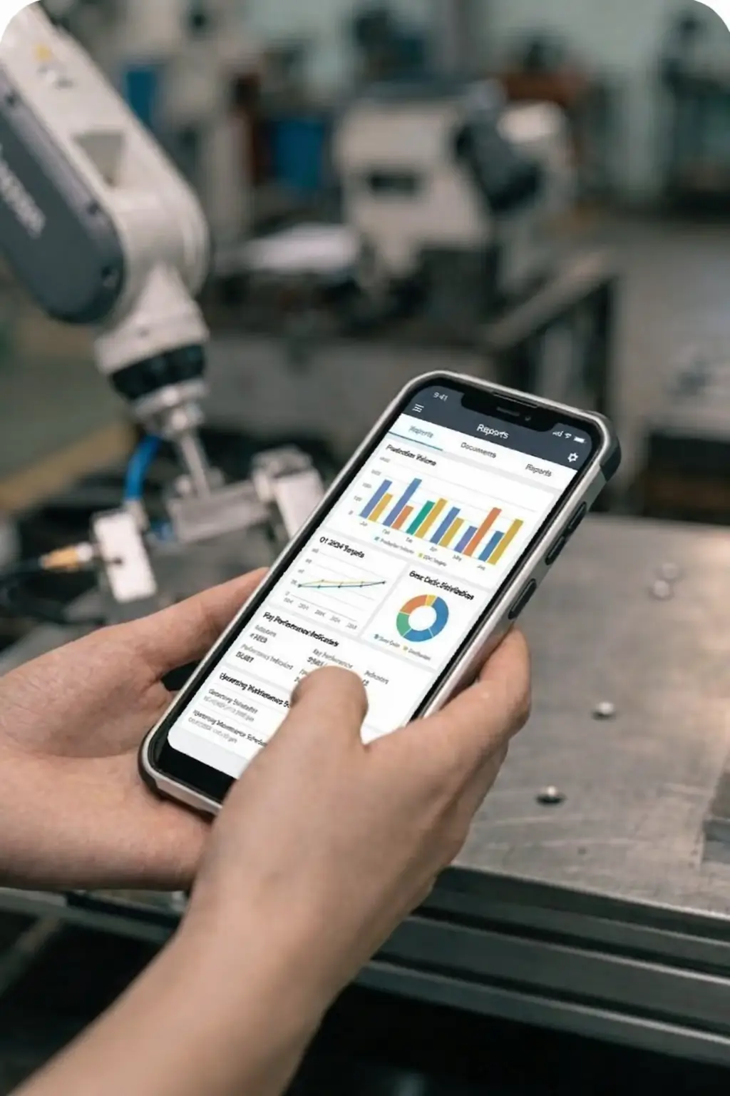 Smartphone Industrial Workspace Analysis